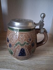 Bierkrug mit Deckel, Licher