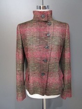 Akris Boucleblazer Weinrot