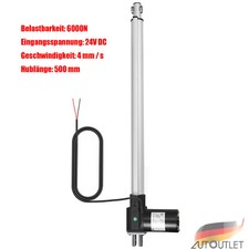 6000N 500mm DC 24V Linearmotor