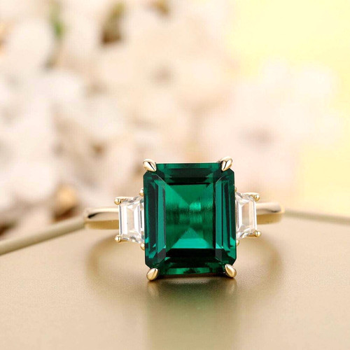 Damen ring kt smaragd - damen,