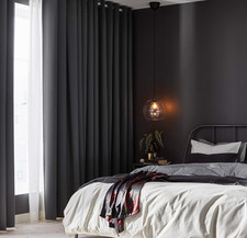 Ikea Hilleborg grau Gardinen