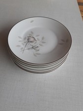 Kuchenteller Rosenthal Bettina Mitternachtsrose, Dekor 3436