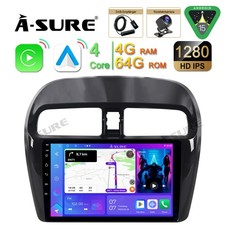 DAB+ Für Mitsubishi Space Star Android15 CarPlay Autoradio GPS Navi BT FM 4+64GB