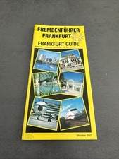Fremdenführer Frankfurt Am Main Guide Stadtplan City Map