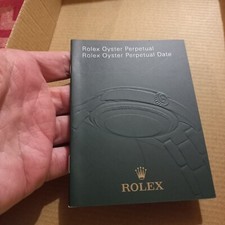 Rolex Booklet Oyster Perpetual