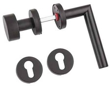 Türgriff schwarz Edelstahl