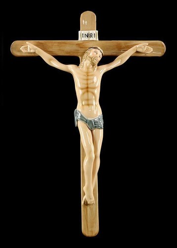 Porzellan kruzifix jesus - jesus,