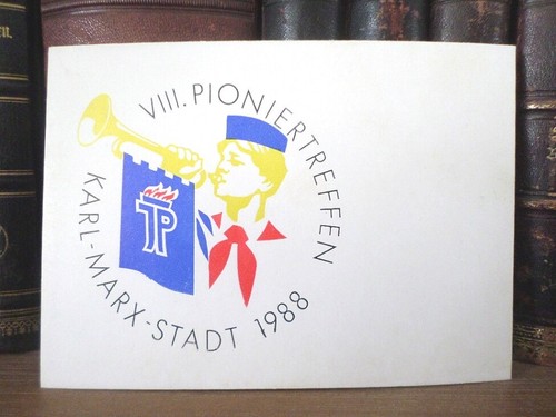 Ddr karte pioniertreffen - karte,