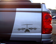 Flugzeug Aufkleber Transportflugzeug als Autoaufkleber für Tür Motorhaube und