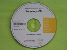OPEL LANGUAGE / SPRACHEN CD 2008 CD 70 NAVI ZAFIRA B ASTRA H COMBO MERIVA SIGNUM