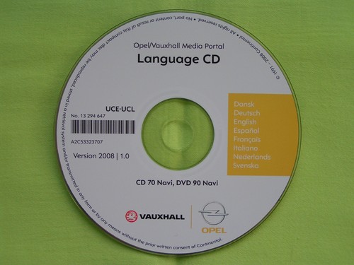 Opel language sprachen cd - language,