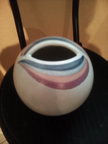 Alte vase steingut aus - alte,