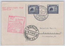 D. Reich Zeppelin Postkarte