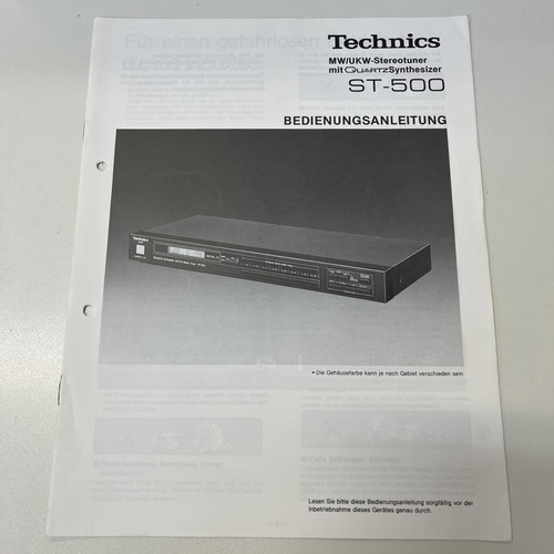 Technics 500 ukw - technics, st-500