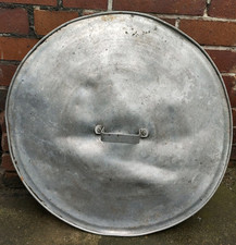 großer alter Deckel ca 64cm für Kochtopf Topf Alu Old Vintage Waschkessel Kessel