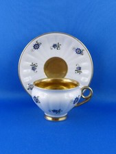 Alte Porzellan Tasse / Mokkatasse / Sammeltasse C.A. Selb Bavaria Golddekor