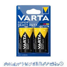 30 x Varta 2020 Mono D R20 Zink Kohle Batterie 1,5V Superlife 15 x 2er VPE
