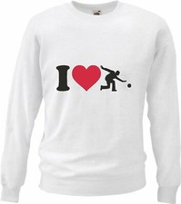 Sweatshirt I LOVE BOWLING -