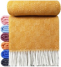 Wolldecke 100% Schurwolle