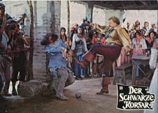 DER SCHWARZE KORSAR: 1 Aushangfoto (21x29cm)  KABIR  BEDI MEL FERRER  fsk NR 21