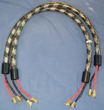 1 Paar Straight Wire Crescendo Lautsprecherkabel 2x1 Meter mit WBT 0645