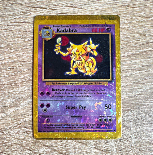 Pokémon kadabra 102 - kadabra, 32/102