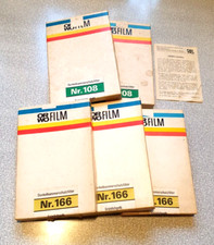 ORWO Dunkelkammer-Schutzfilter Nr.166 (Grünlichgelb) Nr.108 (Dunkelgrün) 10x15cm