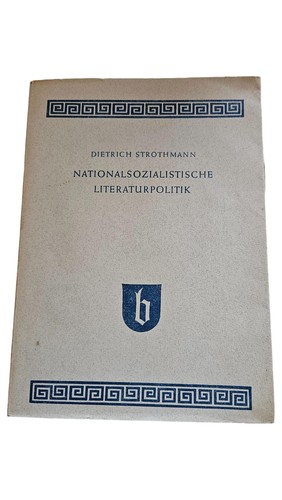 Strothmann literaturpolitik - ns,