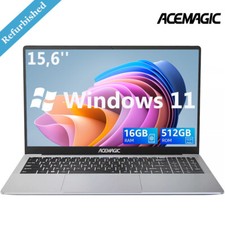 ACEMAGIC AX15 Windows 11 Pro 15,6'' UHD Laptop Intel 12th N95 512GB SSD 16GB RAM