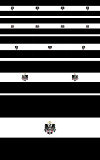 Preussen 14 x Aufkleber Fahne