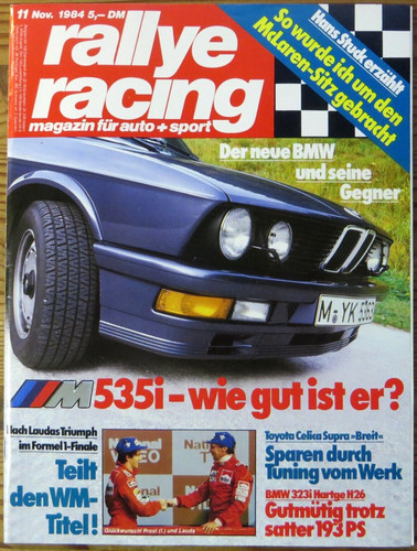 Rallye racing bmw m535i - racing,