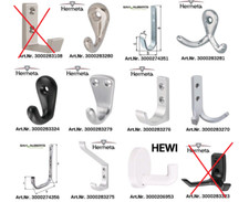 Handtuchhaken Wandhaken Garderobenhaken Mantelhaken Huthaken Schraubhaken etc...