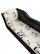 Sesselschoner "Rosen grau Anti