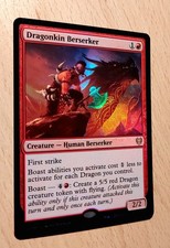 MTG Magic: # FOIL # Drachenhaut-Berserker, Dragonkin Berserker, Mass Dragons