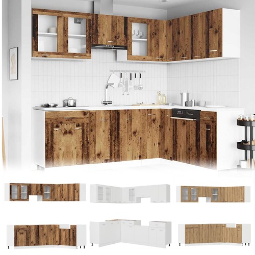 Tlg küchenschrank set - 11-tlg., küchenschrank-set