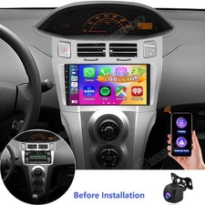 Für Toyota Yaris XP90 2005-2012 Carplay Android 15 Autoradio GPS NAVI BT +Kamera