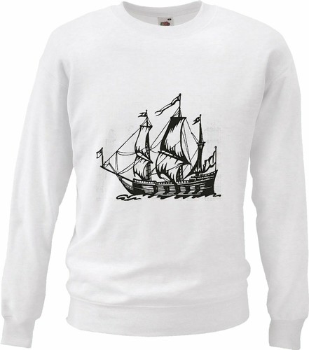 Sweatshirt segelboot - sweatshirt,
