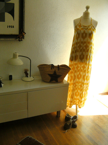 Neckholderkleid l tragbar - l,