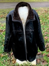 Herren Leder Jacke Trapper