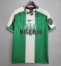 Nigeria Heimtrikot Fußball 1994 Auswärts und 1996 Heim Retro-Shirt OKOCHA #10