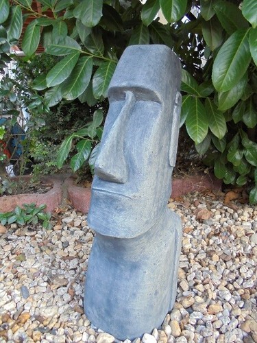 Steinfigur moai skulptur - steinfigur,, moai,