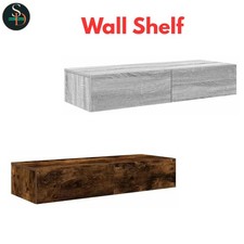 Wandregal mit Schubladen