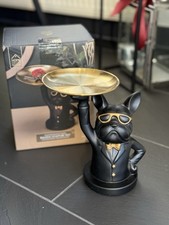 Bulldoggen Deko Skulptur mit