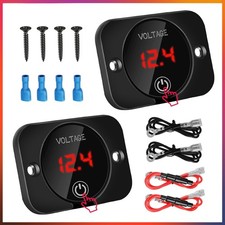 Zwei digitale LED Voltmeter