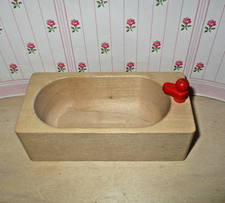 Bodo Hennigm´Holz Badewann 1:10 für Badezimmer Puppenstube Puppenhaus Möbel