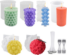 6 Stück Kerzengießform