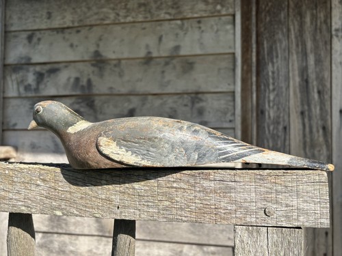 Vintage holz taube köder - taube, h