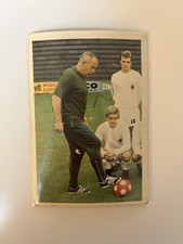Trainer Weisweiler Borussia Mönchengladbach Bergmann SB 1967-68 Orig. Sig.
