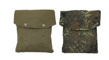 2x Original Bundeswehr Zeltplantasche, BW Tasche für Zeltbahn, Zeltplane