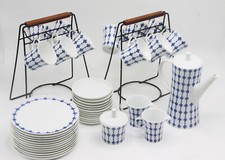 Komplettservice KAFFEESERVICE Melitta Service 12 Pers PARIS blau Jupp Ernst